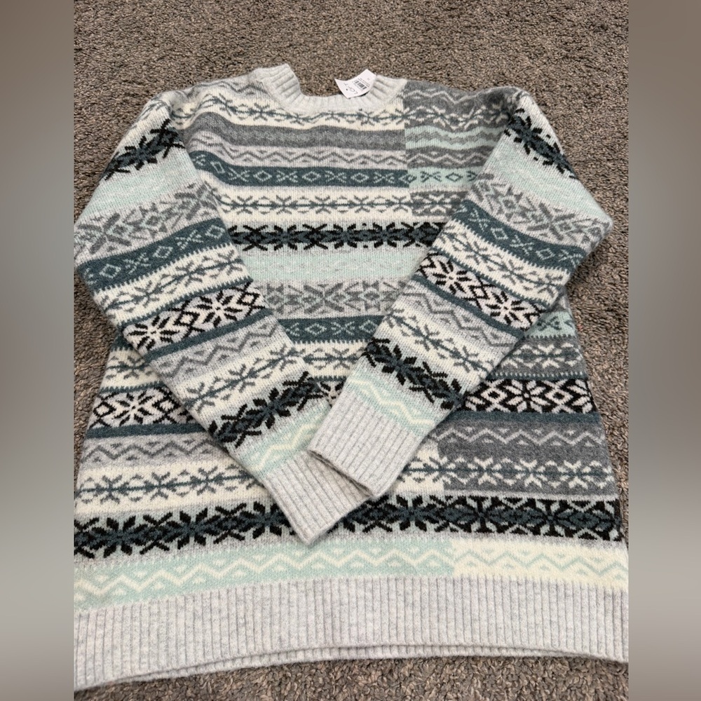 LOFT Sweaters | Loft Patchwork - Picture 3 of 5